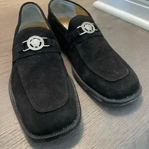 Versace | Shoes | Gianni Versace Mens Suede Dress Shoes  display picture 1